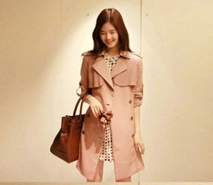 Free Shipping 2013 Spring women's  q51a  slim chiffon Women trench outerwear