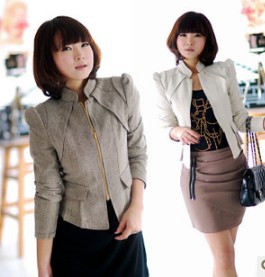 free shipping 2013 stand collar zipper  women coat women trench coat