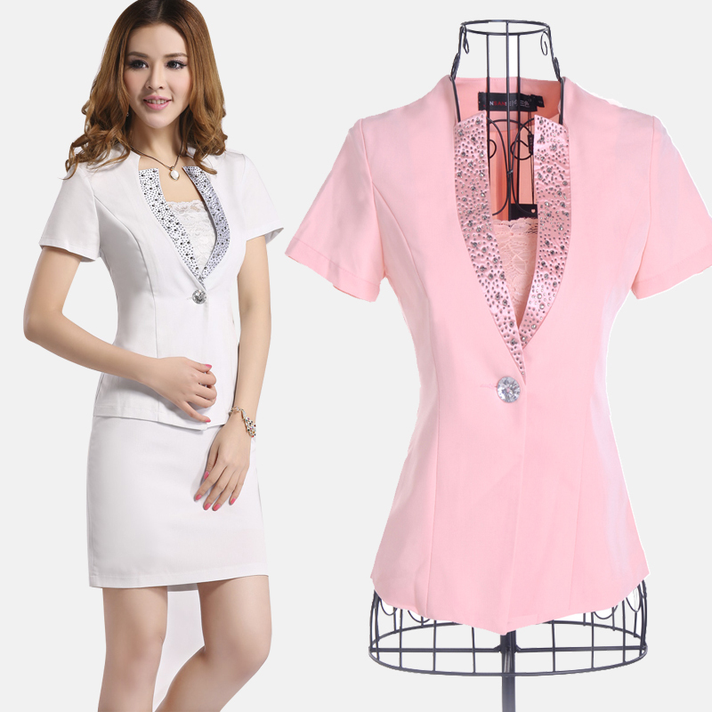 Free shipping 2013 summer female professional skirt suit career 3 sets