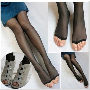 Free shipping 2013 summer legging sexy open toe socks open toe stockings ultra-thin legging