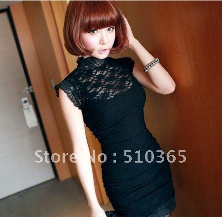 Free shipping 2013 Summer socialite sexy Lace slim Elegant dresses women Free shipping 2477F