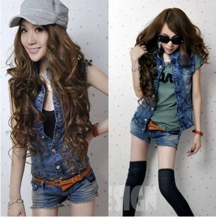 Free Shipping 2013 summer women's 804508 personalized denim jumpsuit shorts wholesale