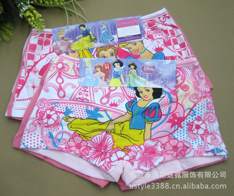 Free Shipping!!2013 Wholesale!  Disneys Snow White Cotton&Printed child Underwear,Teenage Panties,Lovely bbs27890