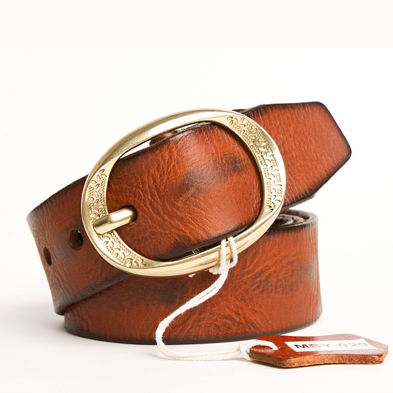 free shipping 2013 women's genuine leather pin buckle strap women's casual belt fashion belt