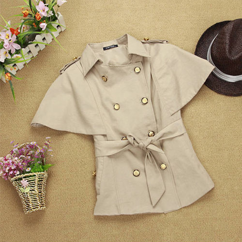 Free shipping 2013 women's spring outerwear mantissas trench small trench belt women's gx064
