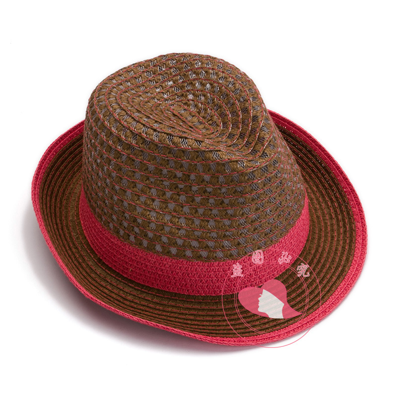 Free shipping 2013 women Summer woven straw hat  beach hat  (56-58CM)