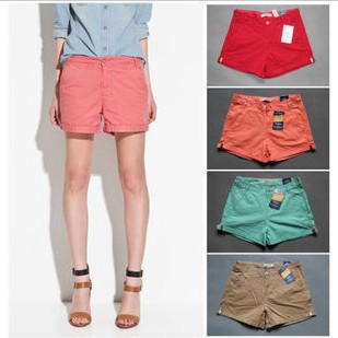 Free shipping 2013 womens fashion summer short pants casual slim fit ladies shorts wholesale and retail