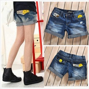 Free shipping 2013 womens summer fashion jeans shorts casual Ultra-shorts slim style short pants