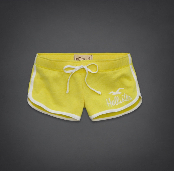 Free shipping,2013new arrival,fashion&casual,100% cotton,size S,M,L,Women's shorts,more color-W'S003,Yellow