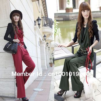 Free shipping/2013Spring New Hot/Harem pants/Handsome, fashion, show thin, women's jumpsuits.