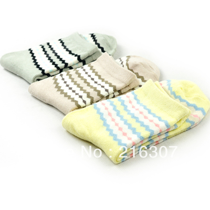 Free Shipping 20pairs/lot  women's knee-high 100% cotton socks 10 double
