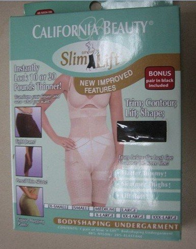 Free Shipping 20pcs/lot California Beauty Slim N Lift with straps SUPREME SLIMMING UNDERWEAR Body Shaping