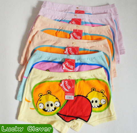 Free Shipping,20pcs/lot,KD-007-15,Wholesale:Lycra cartoon girl underwear/children briefs/girls underpants/kid brief