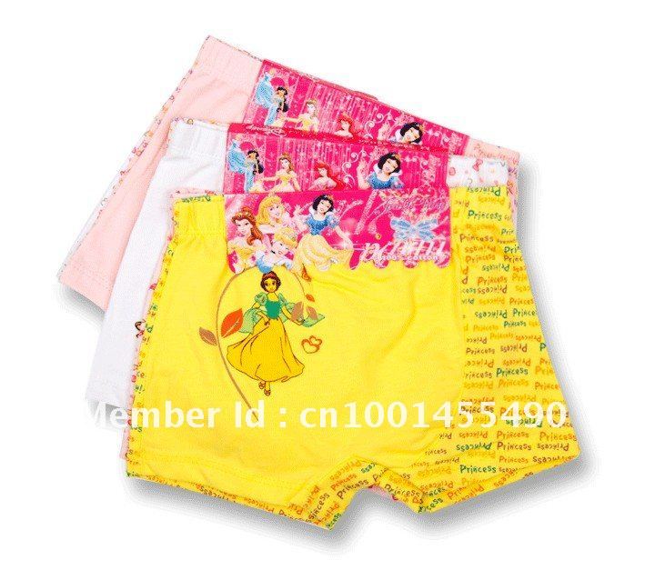 free shipping 20pcs/lot Modal Children underpants girls cartoon kids panties baby Snow white underwear