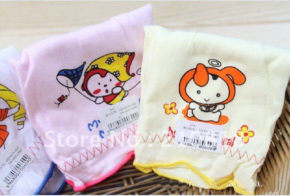 Free Shipping 24pcs/lot lovely cartoon images of girls / boys 100% cotton underwear children briefs & boxer shorts