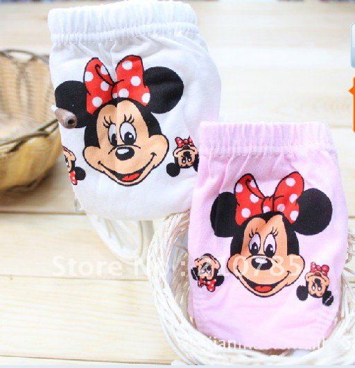 free shipping,24pcs/lot  Mickey cartoon pure children cotton underwear,children's underwear/Children unisex panties