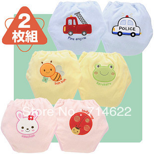 Free shipping 24pcs/lot4 layers Baby training pants/Baby waterproof cotton training pants/Animal style training pants