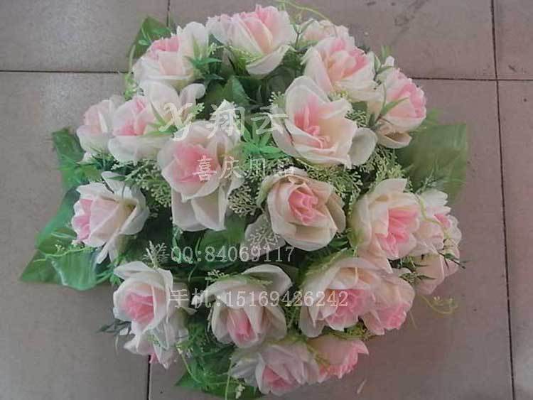Free shipping 26 pink flower wedding road cited flower wedding props ceremonized celebration supplies