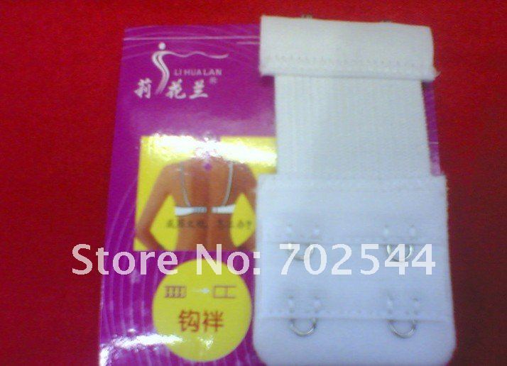 Free shipping ! 2hook Extensions Soft Back Bra Extender Attaches Easily To Any Bra (1200pcs/lot)