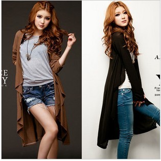 Free shipping, 2i1070 soft long shirt outerwear ,15