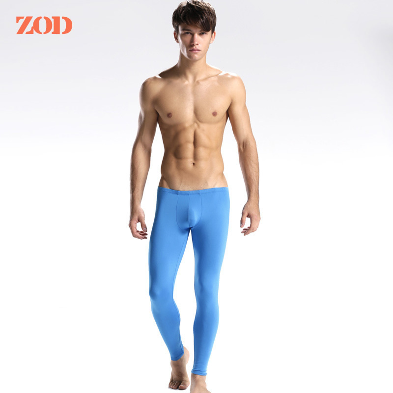 Free shipping 2pcs/lot 6 zod new arrival mens pants plus velvet sanded long johns thermal long johns men's legging 912605