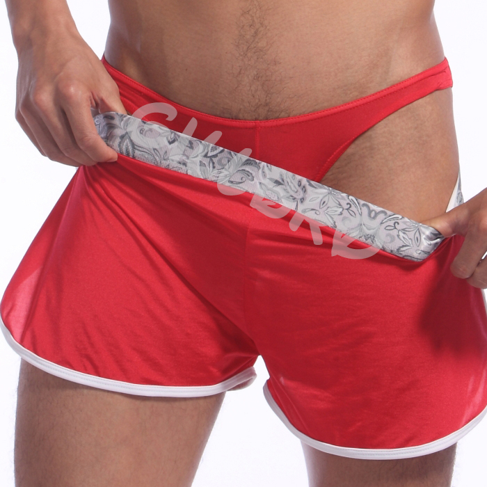 Free shipping 2pcs/lot Gillbro soft wire male boxer shorts