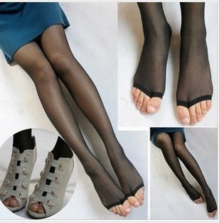 Free shipping ,2pcs/lot ,sandals open toe socks, gril stockings female  pantyhose new arrival