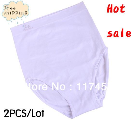 Free Shipping 2PCS/Lot Women  Corset pants Shapers  Underpants  Thong Fabric  90%Poliamida 10%Elastano Size M L XL XXL