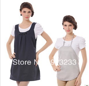 Free shipping 2pcs/set radiation shield silver fiber anti radiation pregnancy clothes Nice gifts for Mother's day 3 color choose