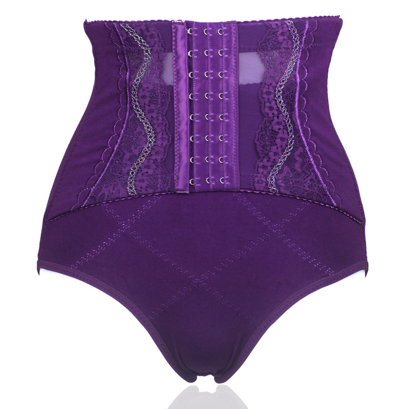 Free Shipping 3 adjust buckle abdomen drawing butt-lifting comfortable colored cotton mid waist abdomen drawing pants