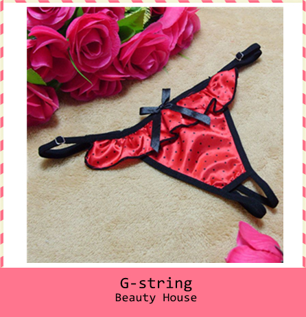 Free shipping 3 colors black/pink/red Sexy lingerie sexy open crotch thong pants T pants woman thong ladies G-string Z0026
