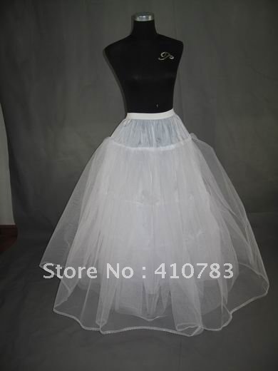 Free Shipping  3 layers 1 hoop bridal wedding underskirt petticoat P35w