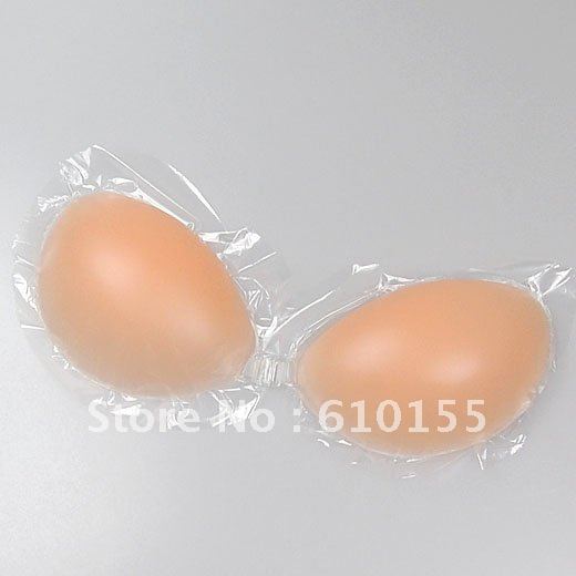 Free shipping 3 pairs/lot Sexy Invisible Self-Adhesive Strapless Silicone Breast Form Enhancer Bra Size ABCD Cup