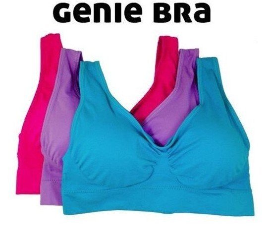 Free Shipping 3 pcs/set Genie Bra with removable pads Women's Two-double Vest BODY SHAPER Push Up BREAST RHONDA SHEAR 20set/lot