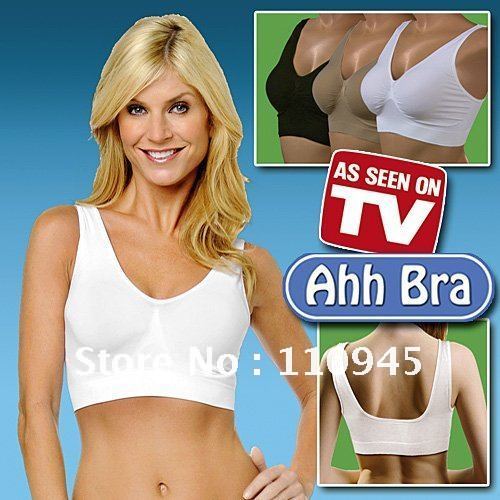 Free shipping(3 pieces/lot)  Ahh Bra /the most comfortable bra made of finest material no hooks/twisting/seams/underarm bulges