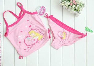 Free shipping 3 pink princess female child split swimwear baby swimwear girls swimwear spa