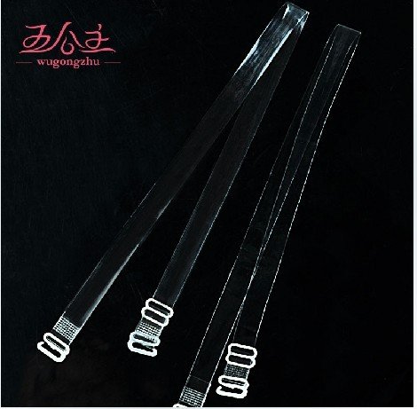 Free Shipping 30 Pair/lot Fashion Acrylic clear bra straps
