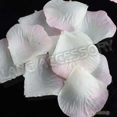 Free Shipping 3000pcs/lot Snow Color Wedding Decorations Flowers Polyester Atificial Wedding Rose Petals 49*49*0.1mm 610014