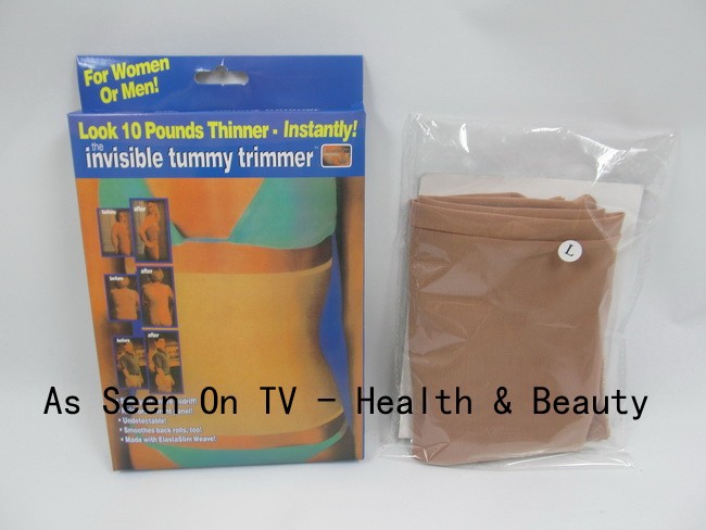 Free Shipping 300pcs/lot Invisible Tummy Trimmer Slimming Belt Body Trimmer As Seen On TV Waist Slender Belt(COLOR BOX)