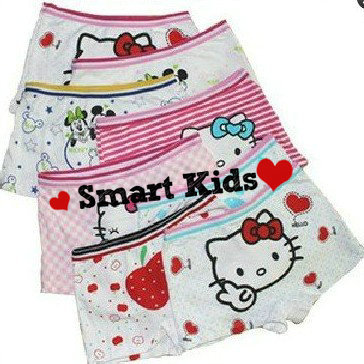 Free shipping!!  30pcs/lot baby girls' various design cartoon panties pants girls cotton underwears 2-6T Hello Kitty shorts