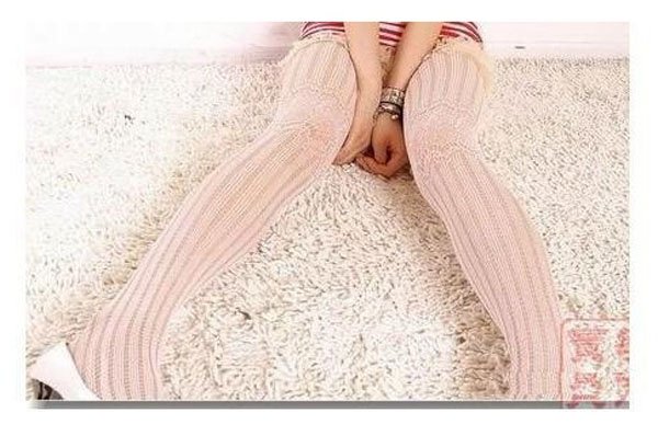 Free shipping (30pieces/lot) Enchanting sexy knee hollow out column bar net repair leg pantyhose