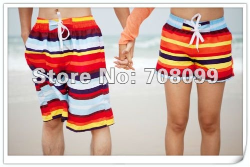 Free shipping  30sets/lot  2012 Fation Men and women Swim Surfing Board  Beach Shorts pants