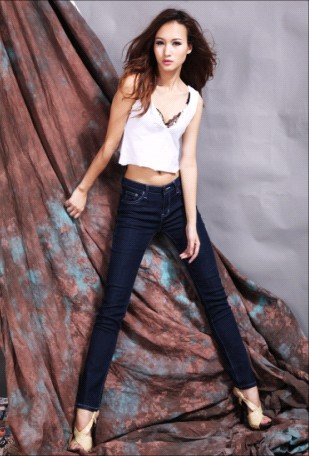 Free Shipping 321-659 # pencil pants stretch jeans pants women's trousers