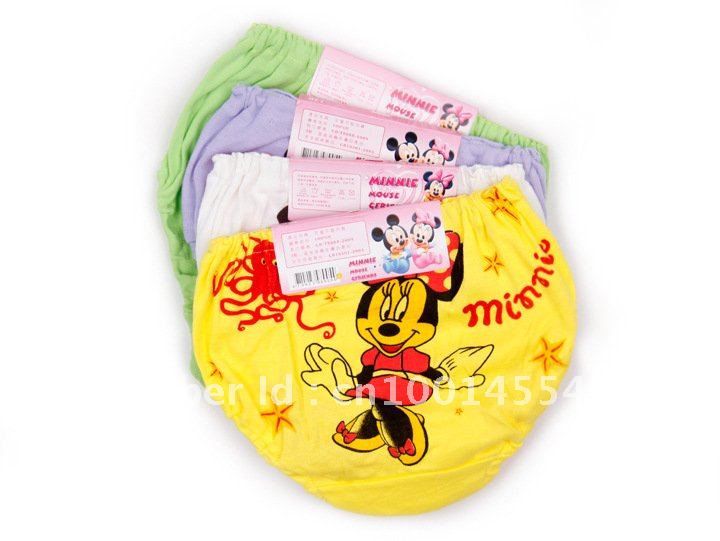 free shipping 32pcs/lot cotton panty Children underpants girls cartoon panties children underwear