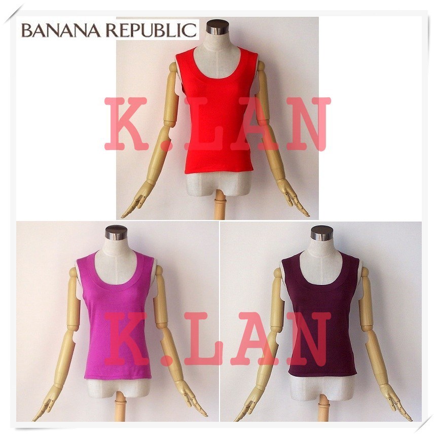 Free Shipping 35 banana republic classic all-match woven vest three-color l