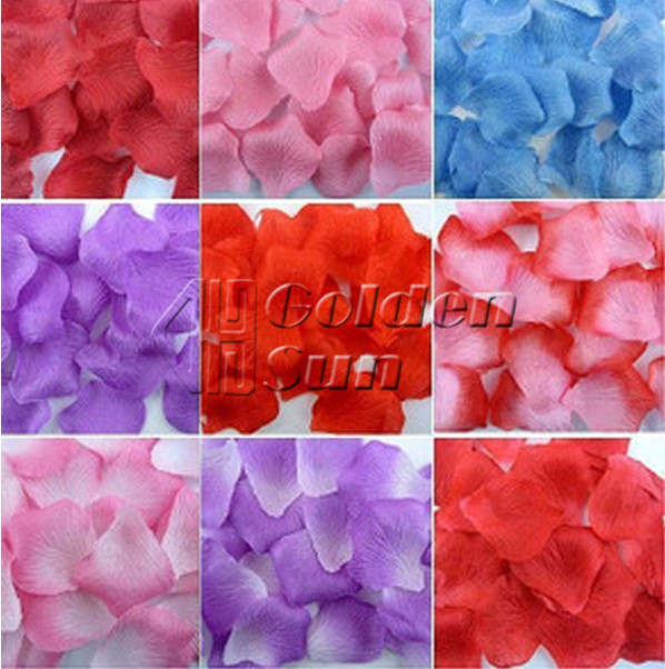 Free Shipping!36 color!Simulation rose petals, wedding petals, bed Sahua upscale cloth The marriage room layout wedding supplies