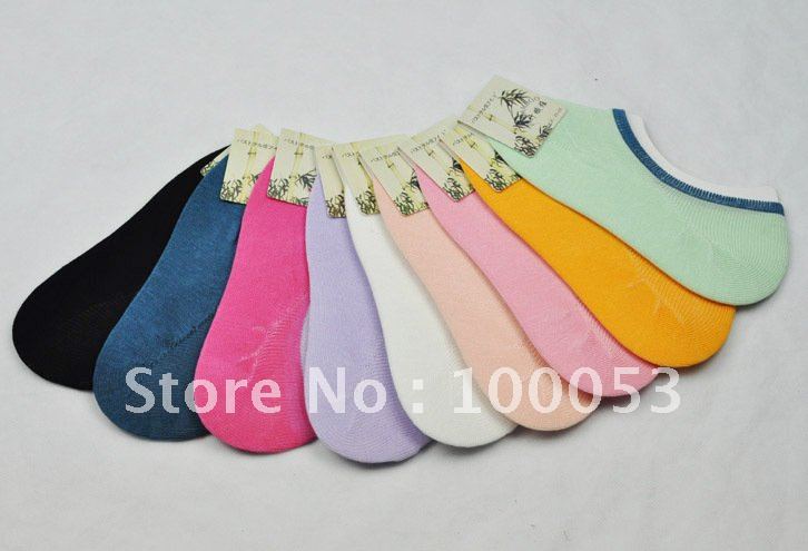 Free Shipping 36 Pairs Bamboo Fiber Women's Ankle Socks , Sports Socks , Boat Socks