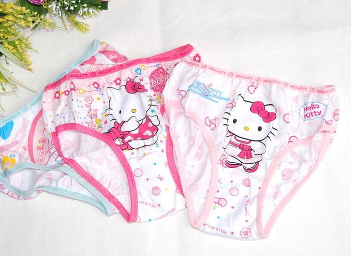 Free Shipping 36pcs/lot Girl's Short,Girl's Cartoon Panties,Hello Kitty