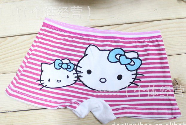 Free Shipping 36pcs/lot striped cat pattern boy / girl underwear Children's briefs & boxer shorts high quality