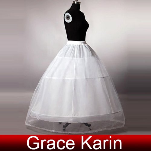 Free shipping  3pcs/lot  Grace karin 2012  Wedding Bridal Gown Dress Petticoat Underskirt Crinoline CL2530